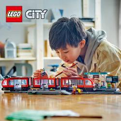 LEGO® CITY Straßenbahn mit Haltestelle 811 Teile 60423