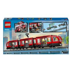 LEGO® CITY Straßenbahn mit Haltestelle 811 Teile 60423