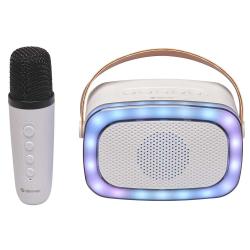 DENVER Karaokebox BTM-610 mit LED-Licht weiß