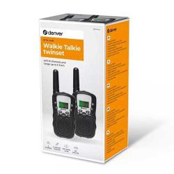 DENVER Walkie Talkie-Set WTA-449 schwarz