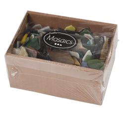 Mosaikstein-Mix aus Glas 15-60 mm bunt
