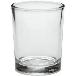 Teelichtglas 6,5 cm 120 ml transparent