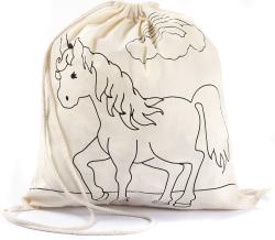 Turnbeutel Einhorn zum Bemalen 37 x 41 cm