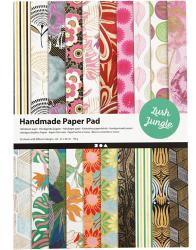 Handgeschöpftes Papier - Lush Jungle, A4, 20 Blatt 