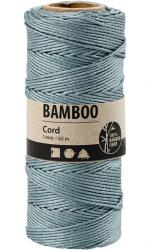Bambus-Schnur in hellblauer Farbe. 1 mm dick und 65 m lang.
