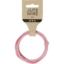 Runder Haarreifen in zartem Rosa. Aus weichem Material, einfach und schlicht.