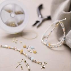 Bastel-Set Schmuck aus Perlen bunt