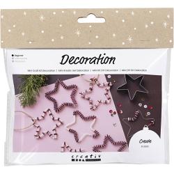 CREATIV COMPANY Mini DIY Kit Dekoration Weihnachtssterne