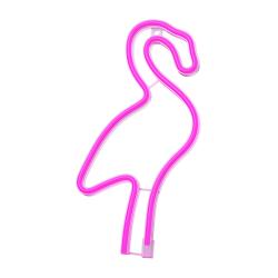 LED Licht Neon Flamingo pink