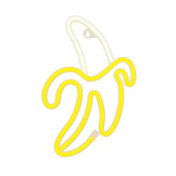 LED Licht Neon Banane gelb