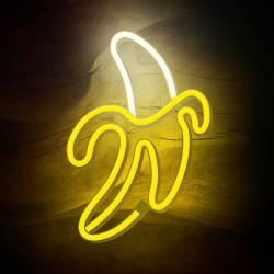 LED Licht Neon Banane gelb