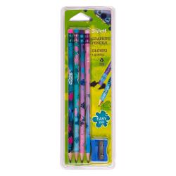 DISNEY Schreibset Stitch Bleistifte und Spitzer bunt