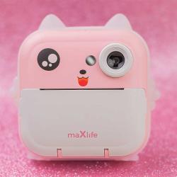 MAXLIFE Printing Camera MXPC-100 rosa