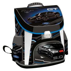 Schultaschen-Set Ford Mustang 4-teilig schwarz/blau