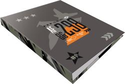 Buchcover mit dem Titel 'AF 86-290'. Design in Grau und Camouflage mit Flugzeugmotiven und Sternen.