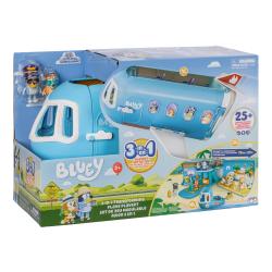 MOOSE Bluey Flugzeug 3-in-1-Verwandlungsspiel-Set