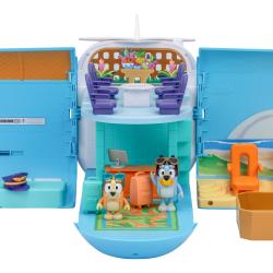 MOOSE Bluey Flugzeug 3-in-1-Verwandlungsspiel-Set