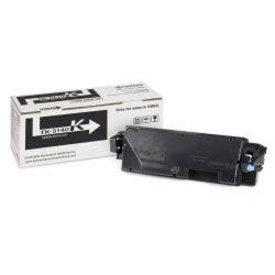Schwarze Tonerkartusche für Drucker. Verpackung in neutralem Design.