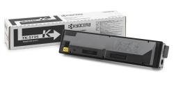 schwarze Tonerkartusche in Verpackung. Auf der Box steht 'TK-5195' und 'Toner Kit (Black)'.