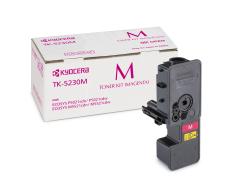 Toner-Kit in Magenta für Drucker. Verpackung mit Aufschrift und Hinweis auf Kompatibilität.