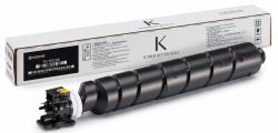 Schwarzer Toner-Kit für Drucker in einer Verpackung. Der Toner hat eine zylindrische Form mit einer Anschlussstelle.