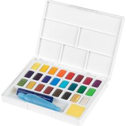 FABER-CASTELL Aquarellfarben in Näpfchen 24 Stück mehrere Farben