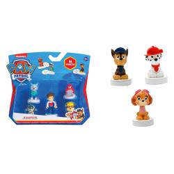 Paw Patrol 3D Figuren mit Stempel 5er Pack sortiert bunt