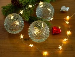 LED-Globelichterkette Sterne mit 40 Lämpchen 245 cm