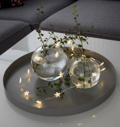 LED-Globelichterkette Sterne mit 40 Lämpchen 245 cm