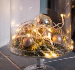 Lichterkette mit 50 warmweißen Dioden