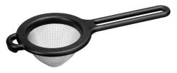 GASTROMAX Konisches Sieb 8 x 18,5 cm schwarz/silber