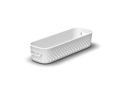 SMARTSTORE Aufbewahrungsbox Essence Slim 9,5 x 29 x 6,5 cm weiß