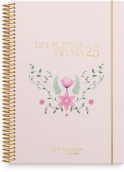 Burde Life Planner Pink Horizontal Kalender 2025 - gebunden