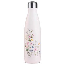 Thermosflasche Pink Meadow aus Edelstahl 500 ml bunt