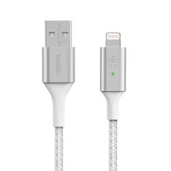 BELKIN Smart LED-Kabel USB A-Stecker - Apple Lightning 1.2 m weiß