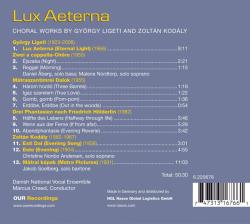 Zoltàn Kodály: Lux Aeterna, 1 Super-Audio-CD (Hybrid). - CD