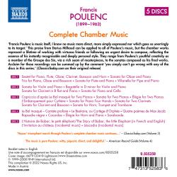 Francis Poulenc: Complete Chamber Music, 5 Audio-CD - CD