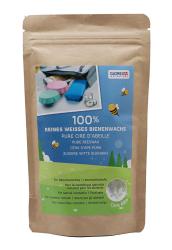 Verpackung mit 100% reinem weißen Bienenwachs. Geeignet für Naturkosmetik und lebensmittelecht.
