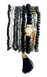 GLOREX Armband-Set schwarz