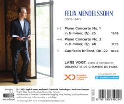 Felix Mendelssohn: Klavierkonzert & Capriccio Brillant, 1 Audio-CD - CD