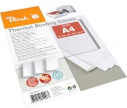 Thermische Bindecover in weiß für A4-Dokumente. Verpackung enthält 20 Stück.