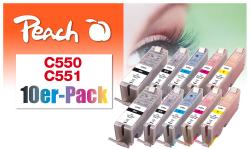 Tinte Peach Canon PGI550XL/CLI551XL Multi-10-Pack PI100-310