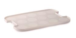 SNIPS Muffinbox für 24 Muffins transparent/rosa