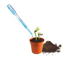 Mini-Gewächshaus in grün mit Pflanzen und Töpfen. Enthält Zubehör zum Pflanzen und Experimentieren.