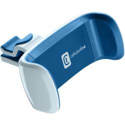 Handyhalterung in Blau und Weiß. Ergonomisches Design. Für verschiedene Smartphone-Größen geeignet.