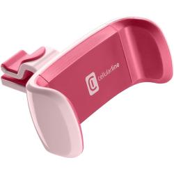 Halterung für Smartphones in Pink und Weiß. Eignet sich zum Halten des Geräts während des Spielens oder Schauens.