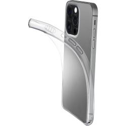 Transparentes Handyhülle für ein Smartphone. Die Hülle hat eine flexible Form und schützt die Rückseite.