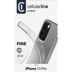 Transparentes Handyhülle für ein Smartphone. Die Hülle hat eine flexible Form und schützt die Rückseite.