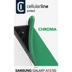 Handyhülle in grün für Samsung Galaxy A13 5G. Das Design zeigt eine flexible Hülle, die das Gerät schützt.