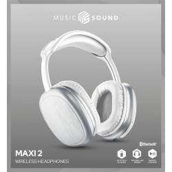 Music Sound Over-Ear Kopfhörer MAXI Bluetooth weiß